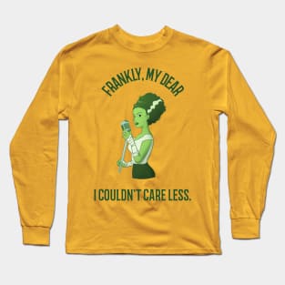 Bride of Frankenstein Halloween Singer Long Sleeve T-Shirt